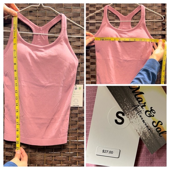 Pink Racerback Tank Top - Picture 6 of 6
